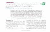 Recent advances in computational methodology for simulation of mechanical circulatory assist devices