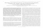 Design and optimization of integrated E-supply chain for agile and environmentally conscious manufacturing