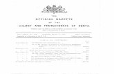 COLONY AND PROTECTORATE OF KENYA. - Gazettes.Africa