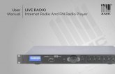 User Manual LIVE RADIO Internet Radio And FM Radio Player