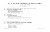mf 50 tractor/backhoe/ loader - Free