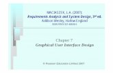 Chapter 7 Graphical User Interface Design