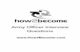 Army Officer Interview Questions | How2Become