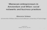 Moroccan Entrepreneurs in Amsterdam and Milan: Social Networks and Business Practices