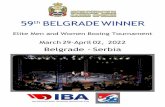 59th BELGRADE WINNER | EUBC
