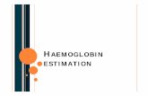 estimation of haemoglobin