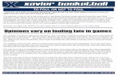 Opinions vary on fouling late in games - Xavier Athletics