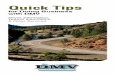 Quick Tips - for Doing Business with DMV - Oregon.gov