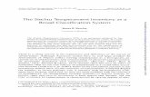 The Strelau Temperament Inventory as a Broad ... - CiteSeerX