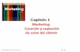 Capítulo 1 Marketing: Creación y captación de valor del cliente