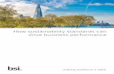 How sustainability standards can drive business performance - BSI