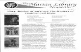 The Marian Library Newsletter: Issue No. 22