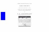 L.E. STEMMLER - The Essentials of Archery (1942) How to use and make Bows & Arrows
