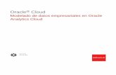 Modelado de datos empresariales en Oracle Analytics Cloud