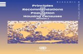 Principles Recommendations Population Housing Censuses