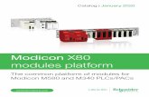 Modicon X80 modules platform