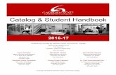 Catalog & Student Handbook
