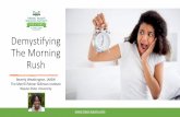 Demystifying the Morning Rush