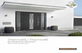 Thermo65 / Thermo46 Entrance Doors