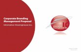 Corporate Branding Management Proposal - SCOTT SILVER