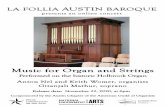 Music for Organ and Strings - Austin - La Follia