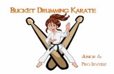 Bucket Drumming Karate - Levels 1 (Jr.) & 2 (Pro)