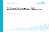 Ni-Based Coatings for High Temperature Corrosion Protection