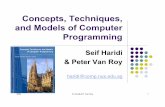 Concepts, Techniques, and Models of Computer Programming by Peter Van Roy and Seif Haridi, MIT Press, 2004, hard cover: ISBN 0-262-22069-5, xxvii + 900 pages, 55$