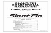 SLANT/FIN COMMERCIAL RADIATION