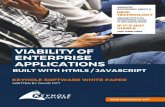 Viability of Enterprise Applications Built With HTML5 / JavaScript
