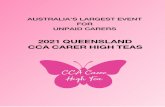 2021 Qld CCA Carer High Tea - Sponsorship proposal