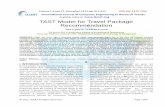TAST Model for Travel Package Recommendation