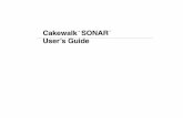 Cakewalk SONAR User's Guide - Midimanuals