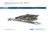 X64 Xcelera-CL PX4 User's Manual - STEMMER IMAGING