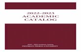 2022-2023 Academic Catalog | Franklin Pierce University