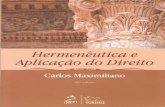 Hermenêutica e Aplicação do Direito - Carlos Maximiliano