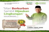 Qurban, Kambing Kurban, Green Kurban via Sinergi Foundation