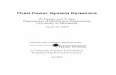 Fluid Power System Dynamics