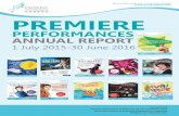 annual report - Premiere Performances
