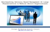 Benchmarking Advisory Board Management at Large Pharmaceutical Organization