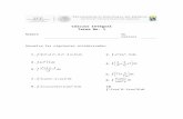 Cálculo Integral Tarea No. 1