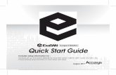 Quick Start Guide - Accusys