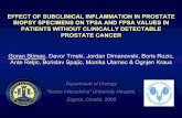 Effect of subclinical inflammation in prostate biopsy specimens on total and free serum prostatic specific antigen values in patients without clinically detectable prostate cancer