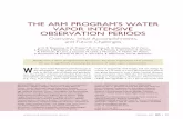 The Arm Program's Water Vapor Intensive Observation Periods