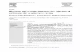 Hay fever and a single intramuscular injection of corticosteroid: a systematic review