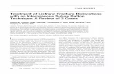 Treatment of Lisfranc Fracture Dislocations with an Interosseous Suture Button Technique: A Review of 3 Cases