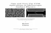 PhD Thesis: One and Two-Tip STM Aplications in Mesoscopic Surface Physics