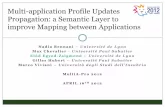 Multi-application profile updates propagation