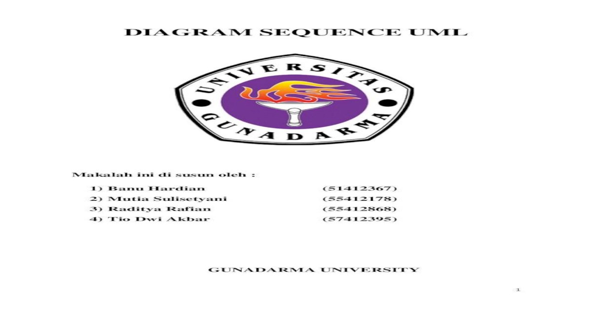 DIAGRAM SEQUENCE UML - Gunadarma Diagram+Sequencesequence ...