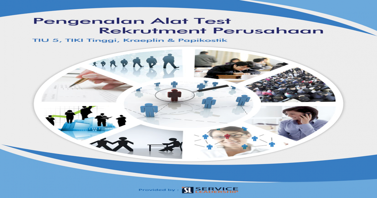 Alat Test Rekrutmen Tes Ini Sangat Umum Digunakan Dalam Tes Psikologi Dan Masih Efektif Dalam Pdf Document